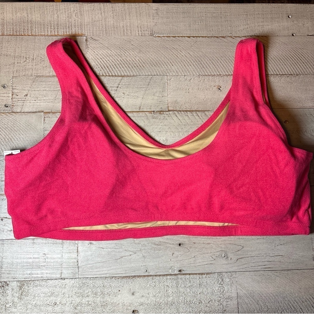 Women’s 4x Bikini Classic Terry Texture In Pink From Old Navy NWT! - Picture 6 of 16